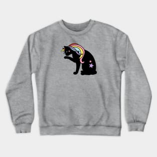 Black Kittycorn Crewneck Sweatshirt